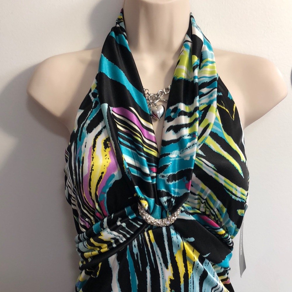 NWT❣️My Michelle - Colorful halter dress